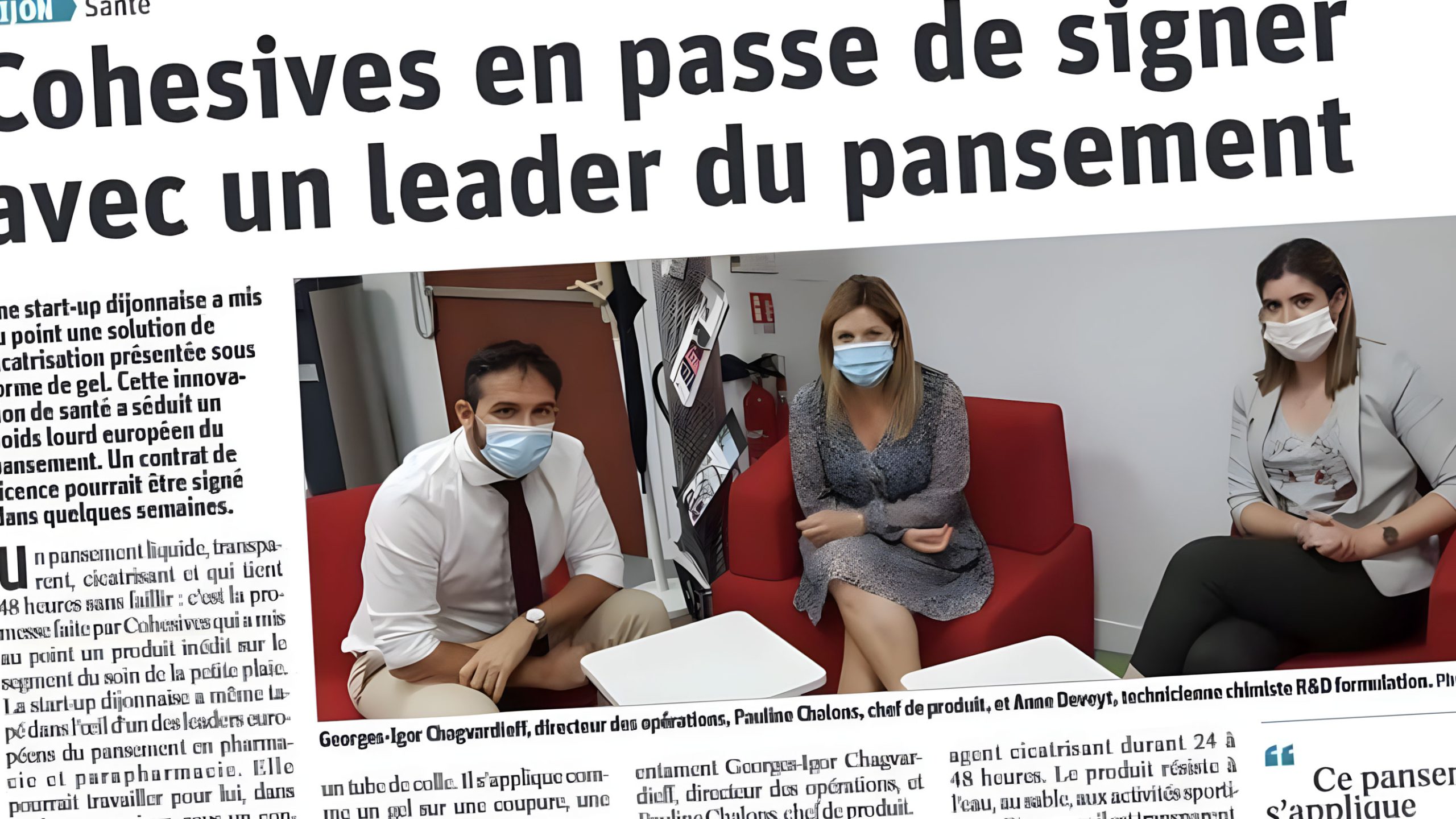 Pansement liquide photopolymérisable